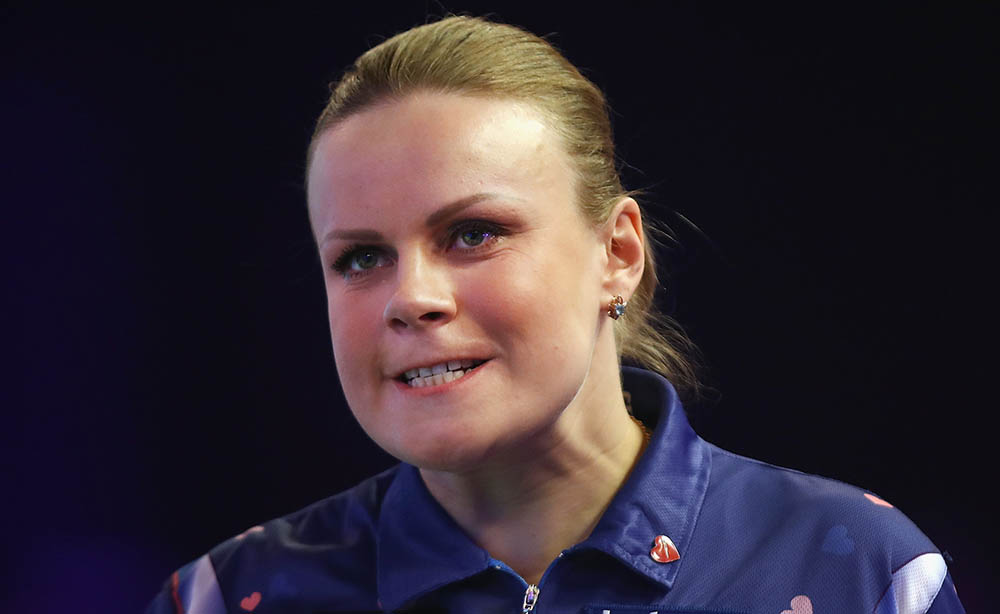 Anastasia Dobromyslova wins the women's BDO England Open 2012
